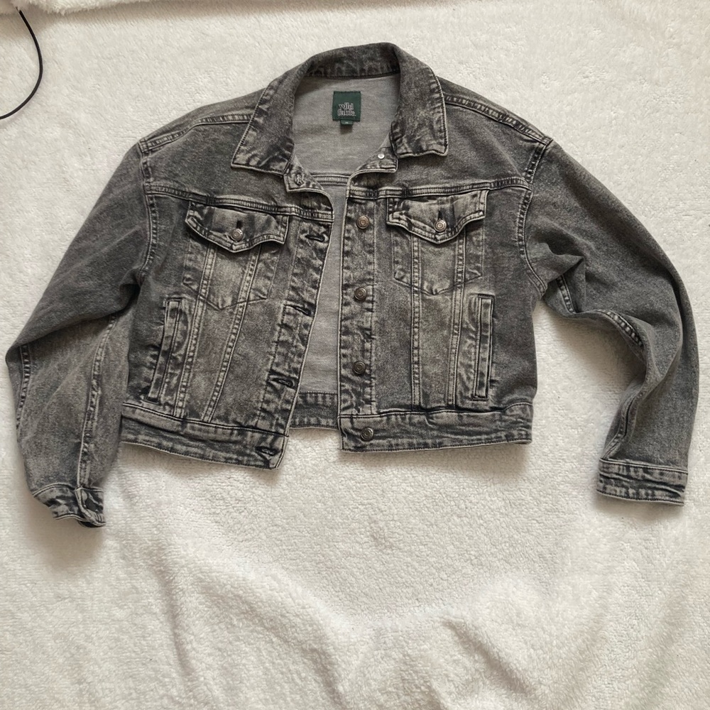 Black Denim Jean Jacket